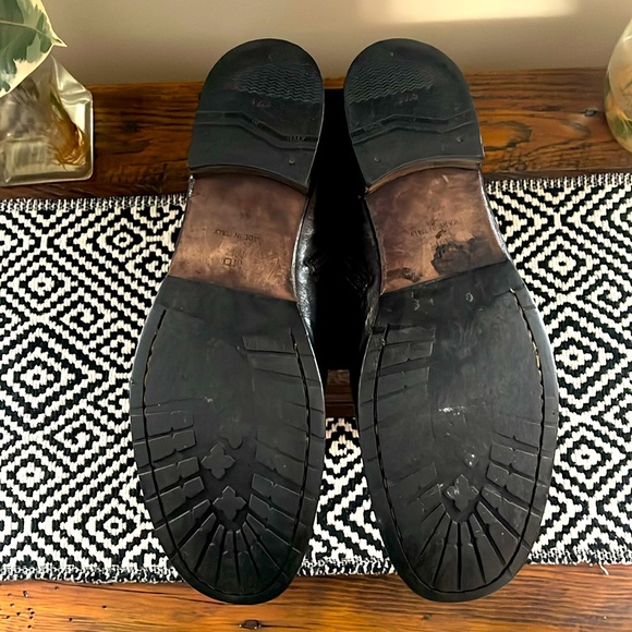 MOMA Brown Black Chelsea Ankle Boot with Side Zip - Picture 6 of 7